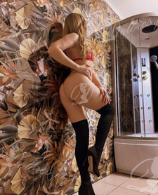 Sensual blonde Klaudia